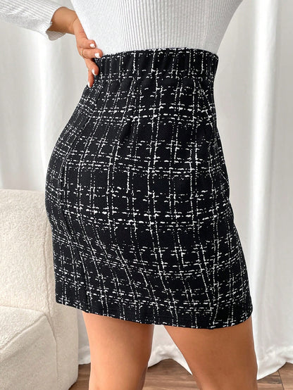 Mini Black Skirt